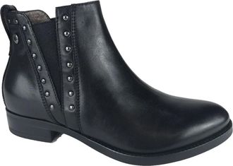 Nero Giardini 13100 Zwarte Enkellaarsjes - Dames - Enkellaarsjes - Zwart - 37 EU - Leer - Schoenen