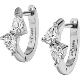 Lili Claspe Bryn Huggie Earrings in Silver at Nordstrom