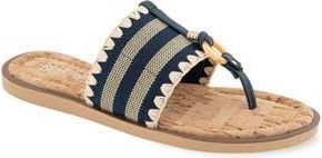 Kenneth Cole Reaction Sabriya Sandal in Navy Multi Elastic at Nordstrom Rack, Size 6.5
