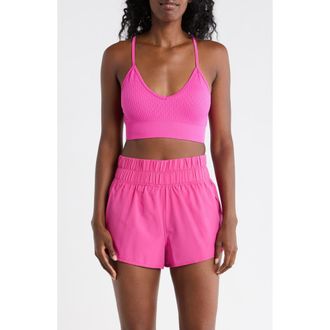 90 Degree by Reflex Sweetheart Seamless Sports Bra in Iced Raspberry at Nordstrom Rack, Size X-Small