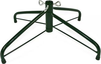 Trade Shop Trade Shop - Base Per Albero Di Natale A Croce In Metallo 40cm Richiudibile Pieghevole Verde