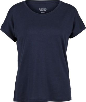 Stoic MerinoPure180 HaldenSt. T-Shirt Merinoshirt f&uuml;r Damen | blau