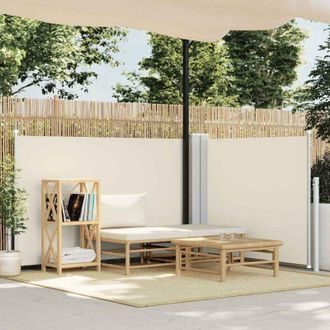 vidaXL Toldo Lateral Retr&aacute;ctil Color Crema 100x600 Cm Vidaxl