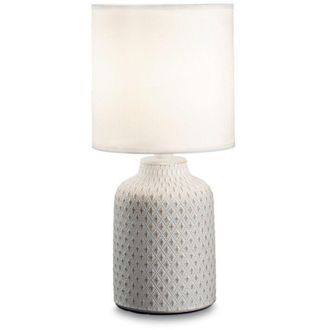 Ideal Lux Ideal Lux - Kali-3 - L&aacute;mpara De Mesa De Interior 1 Luz Blanca Con Pantalla, E14