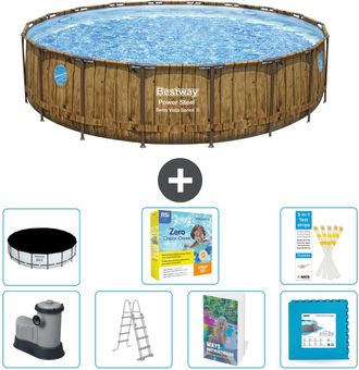 Bestway Piscina Bestway Power Steel Redonda - 549x122 Cm - 8-piezas S566