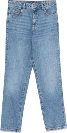 Patrizia Pepe Fly-motif jeans - Blue