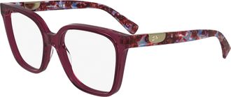 Longchamp Womens Frame LO2765 N 500 TRANSPARENT PURPLE 52/16/140