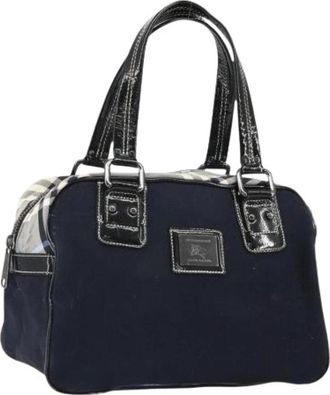 Burberry Pre-owned Canvas Handtas - Dames - Vintage Handtas - Zwart - ONE Size - Vintage