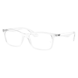 Ray-Ban Glasses, unisex, White, Size: 54 MM Rx7047 Optical Frame