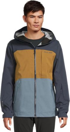FlyLow Malone Jacket Mens Multi Colorblock Hooded Full Zip Skiing GBO3893