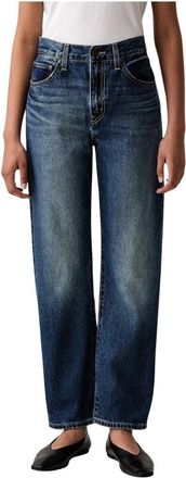 Levi's Easy Dad Jeans - Dames - Regular Fit Jeans - Blauw - W29 L32 - Katoen - Jeans