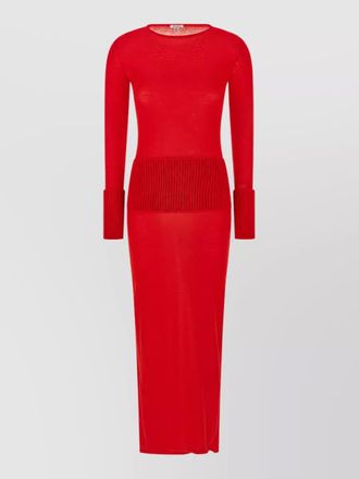 Alaia wool bodycon knitted dress
