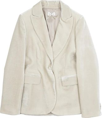 P.A.R.O.S.H. Single-Breasted Blazer - Dames - Blazers - Wit - S - Jassen