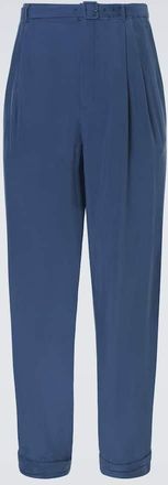 Saint Laurent Silk habotai tapered pants