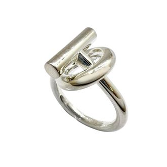 Herm&egrave;s Silver Silver 925 Band Ring (Pre-Owned)