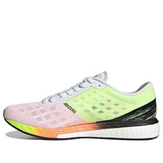 adidas Adizero Boston 9 White Screaming Orange H68741