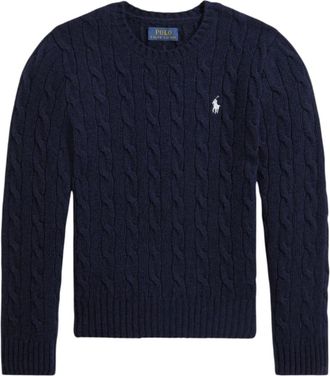 Polo Ralph Lauren Truien & Vesten, Dames, Blauw, M, Round-neck Truien
