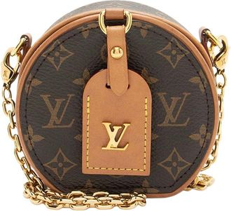 Louis Vuitton Monogram Boite Chapeau Necklace Bag (Authentic Pre-Loved)