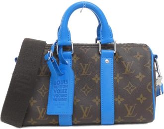 Louis Vuitton Monogram Macassar Marron Coated Canvas Boston Bag (Pre-Owned)