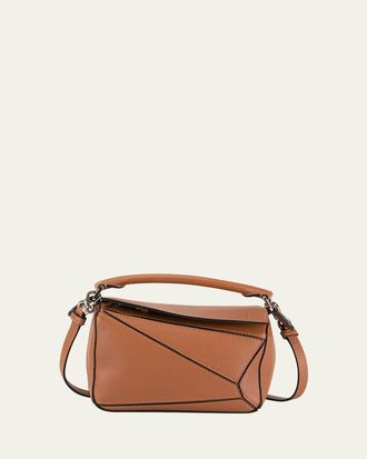 Loewe Puzzle Mini Top-Handle Bag in Leather
