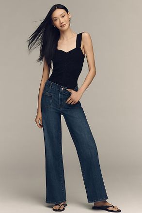 Frame Denim Le Slim Palazzo High-Rise Wide-Leg Jeans