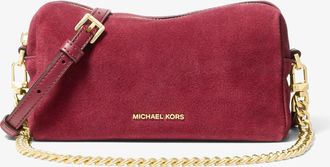 Michael Kors Bryant Small Suede Convertible Crossbody Bag