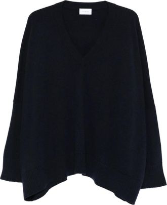 Malo Maglione in cashmere con scollo a V - Blu