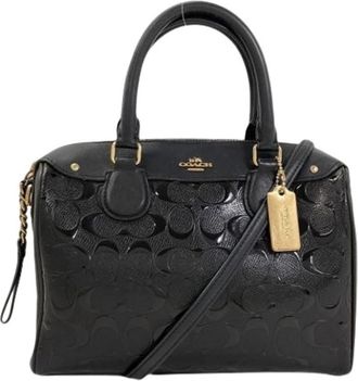 Coach Pre-owned Handbag - Dames - Vintage Handtas - Zwart - ONE Size - Leer - Vintage
