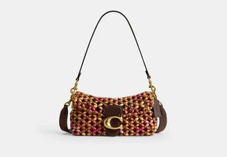 Coach Tabby Shoulder Bag 26 With Wooden Beading