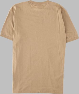 HUGO BOSS Patch Logo Cotton T-Shirt - Beige