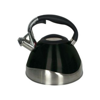 KELA Kela - Silbato Tetera 3l Negro - 11656 Line