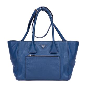 Prada Vitello Daino Tote Schoudertas