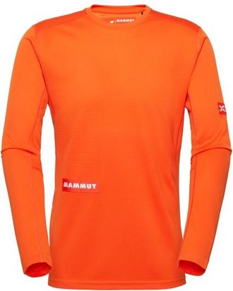 Mammut Eiger Nordwand First Layer Longsleeve Funktionsshirt f&uuml;r Herren | orange/rot