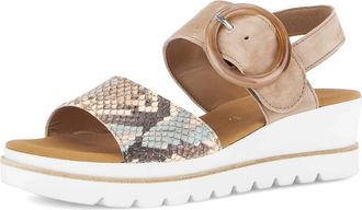Gabor Womens Python Sandal In Cielo