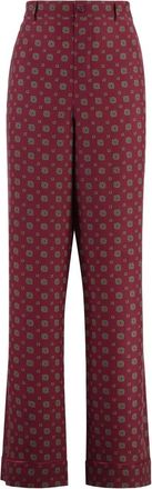 Moschino Donna, Pantaloni, Rosso, M, new