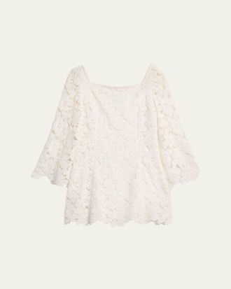 SIMKHAI Hana Lace Mini Dress