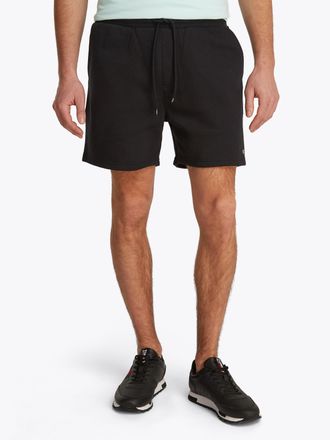 Tommy Jeans Sweatshorts TOMMY JEANS TJM FLAG BEACH, Herren, Gr. XXL, N-Gr, schwarz, Sweatware, Obermaterial: 80% Baumwolle, 20% Polyester, Hosen Sweatshorts