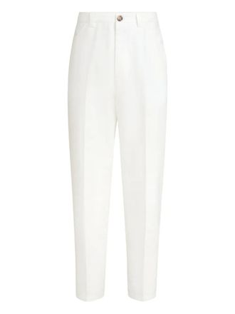Brunello Cucinelli Pantaloni plissé - Bianco