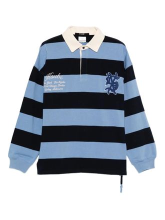 Ksubi striped rugby sweater - men - Cotton - M - Blue