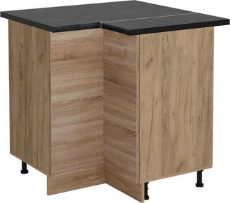 Vicco Armario De Esquina R-line, Sonoma, 75.6 Cm, Et Antracita