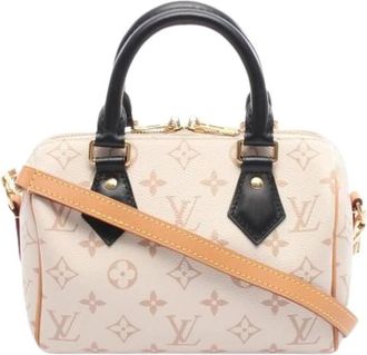 Louis Vuitton Pre-owned Speedy Bandouliere 20 - Dames - Vintage Mini Tas - Beige - ONE Size - Vintage
