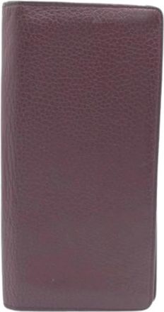 Louis Vuitton Pre-owned Wallets, male, Brown, Size: ONE SIZE Pre-owned Leather wallets