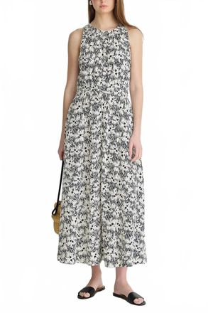 Apiece Apart Textured Bali Tank Dress In Tropical Midnight