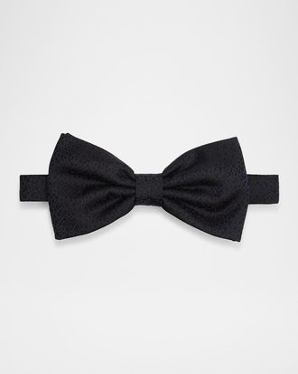 Stefano Ricci Men & apos;s Micro-Jacquard Silk Bow Tie