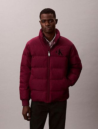 Calvin Klein Chaqueta De Plumas Con Monograma De Chenilla