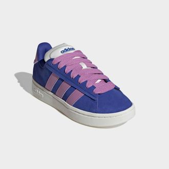 adidas Sneaker ADIDAS SPORTSWEAR GRAND COURT ALPHA, Damen, Gr. 36, blau (semi lucid blau, preloved lila, sanftes wei&szlig;), Leder, Synthetik, Schuhe Sneaker, Des