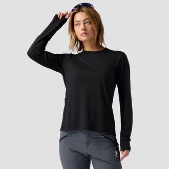 Backcountry Slickrock Drirelease Long-Sleeve Tech T-Shirt - Womens in Black at Nordstrom, Size X-Large