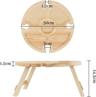 OEM Mesa De Picnic Plegable Con Soporte Para Copas De Vino, Mesa De Picnic Para Vino, Mesa De Vino Plegable, Mesa De Vino De Madera Para Exteriores, Mesa 