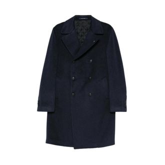 Tagliatore Arden Coat - Heren - Mantel - Blauw - S - Wol - Jassen