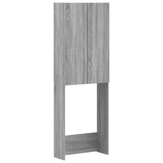 vidaXL Mueble De Ba&ntilde;o Arnhem Sonoma Gris 66 X 25,5 X 190 Cm Vidaxl